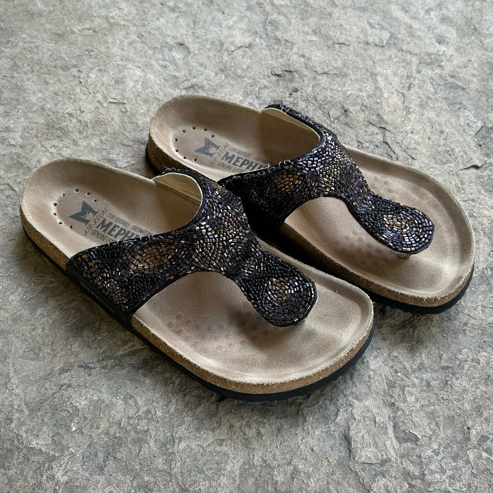 MEPHISTO Women’s Thong Sandals-size 36
